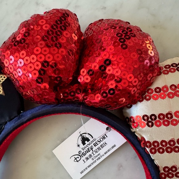 Disney Parks July 4th Land That I Love Mickey Ears Headband NWT - Picture 3 of 9